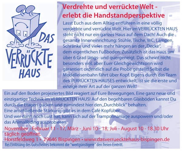 Das verrückte Haus Bispingen Das verrückte Haus Bispingen